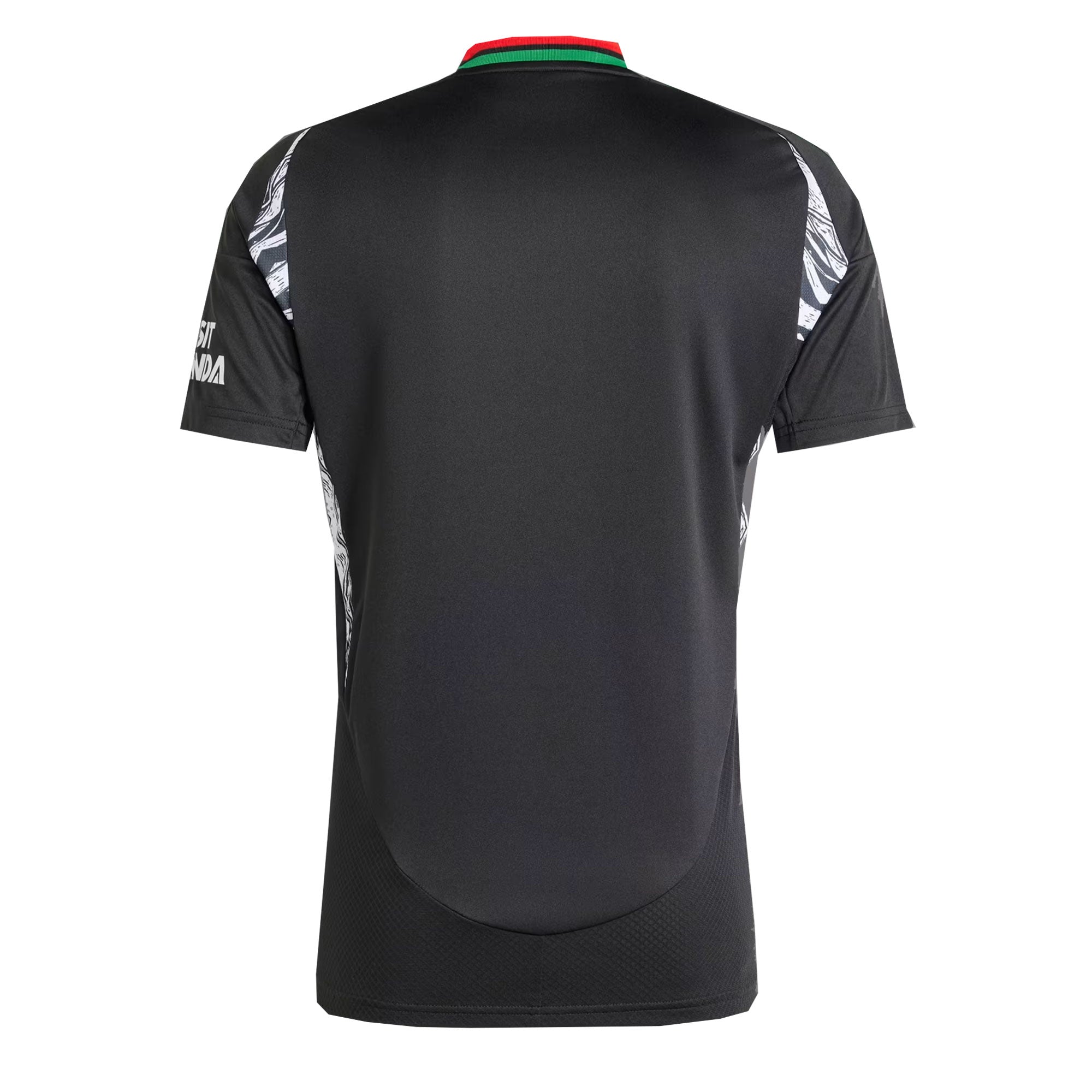 adidas Men's Arsenal 2024/25 Authentic Away Jersey Black/Green - Image 2