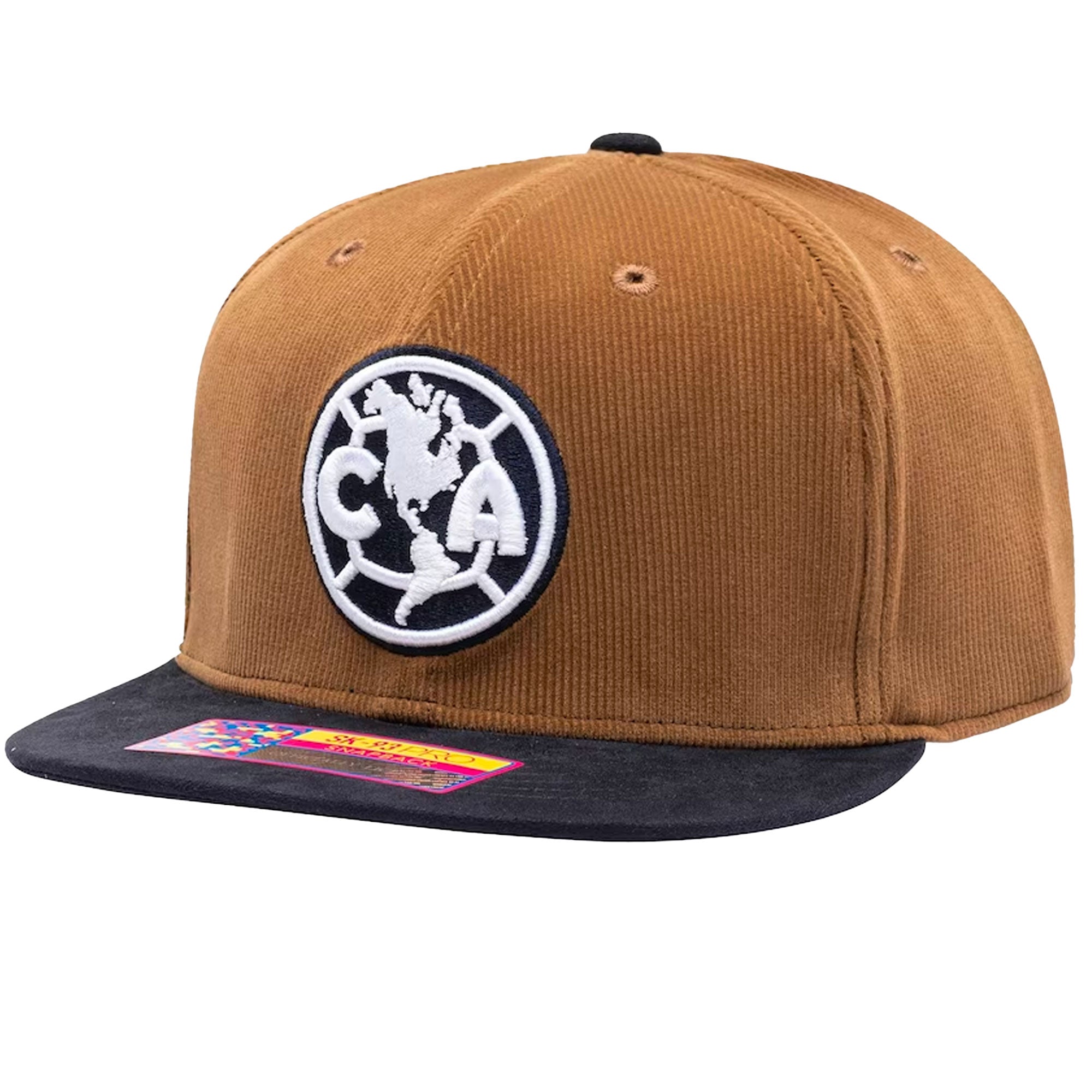 Fan Ink Club America Snapback Hat Brown - Image 3