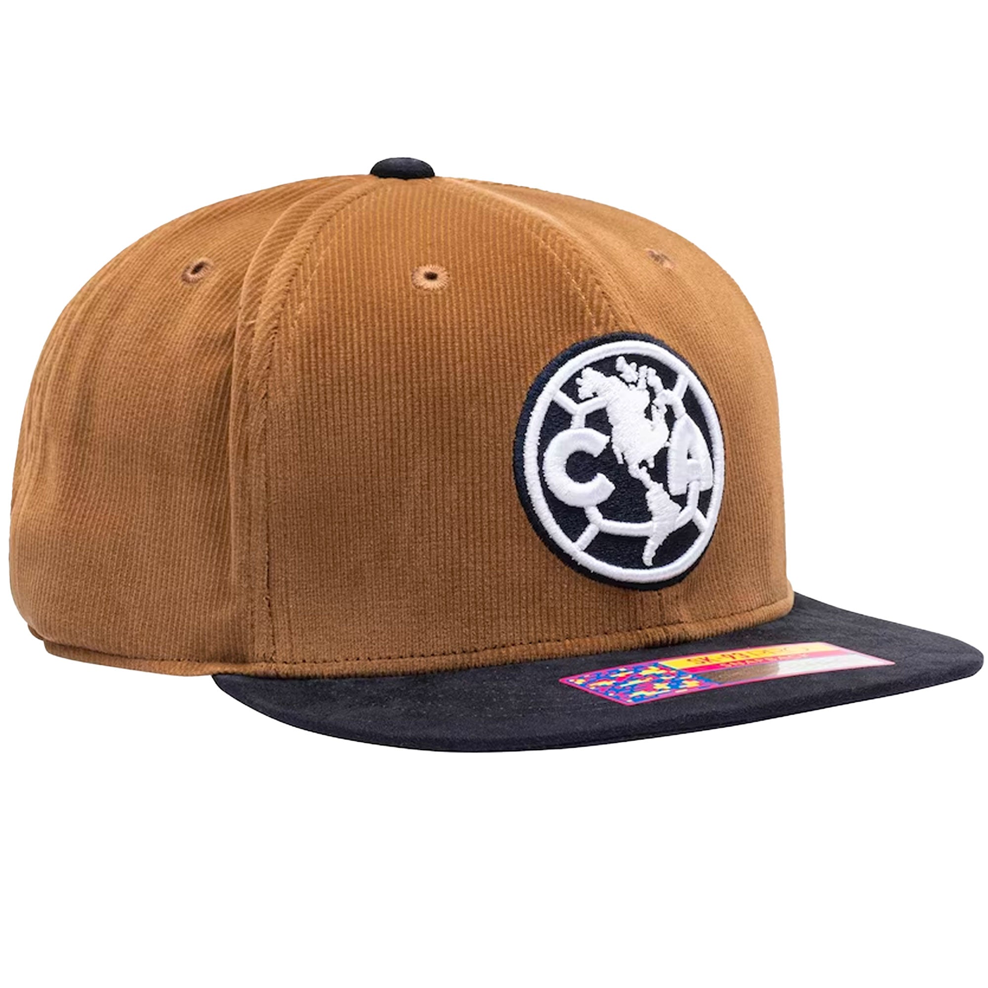 Fan Ink Club America Snapback Hat Brown - Image 2
