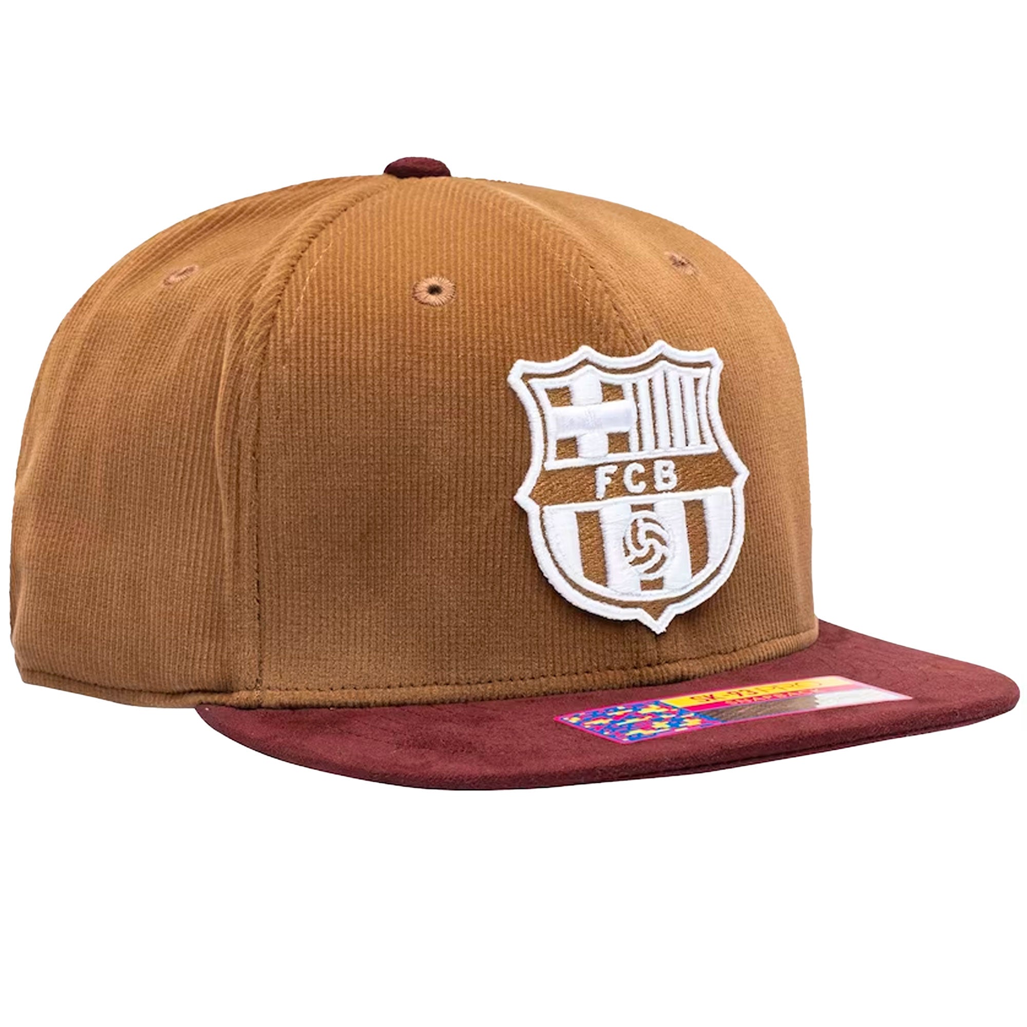 Fan Ink FC Barcelona Snapback Hat Brown - Image 2