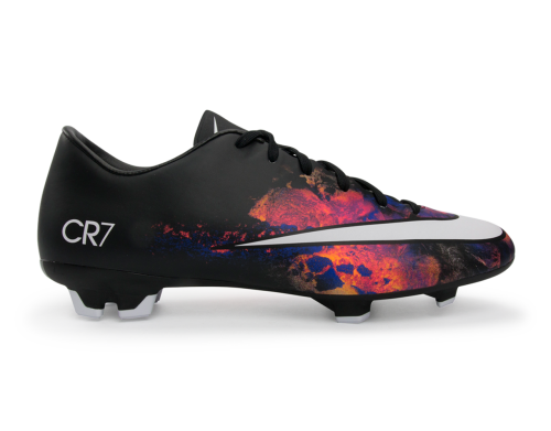 Nike Men's Tiempo Genio II Leather Turf Soccer Shoes Black/White/Metallic Gold