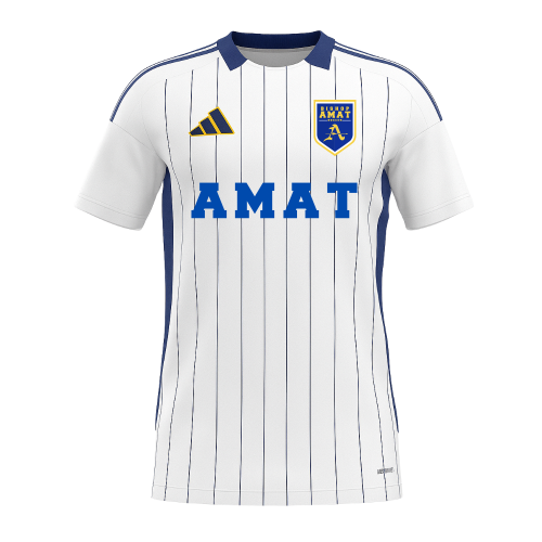 adidas Men's Bishop Amat Away Game Jersey White/Royal