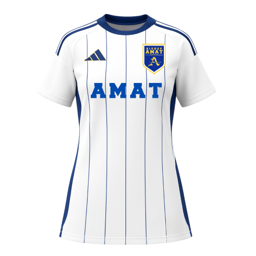 adidas Women's Bishop Amat Away Game Jersey White/Royal