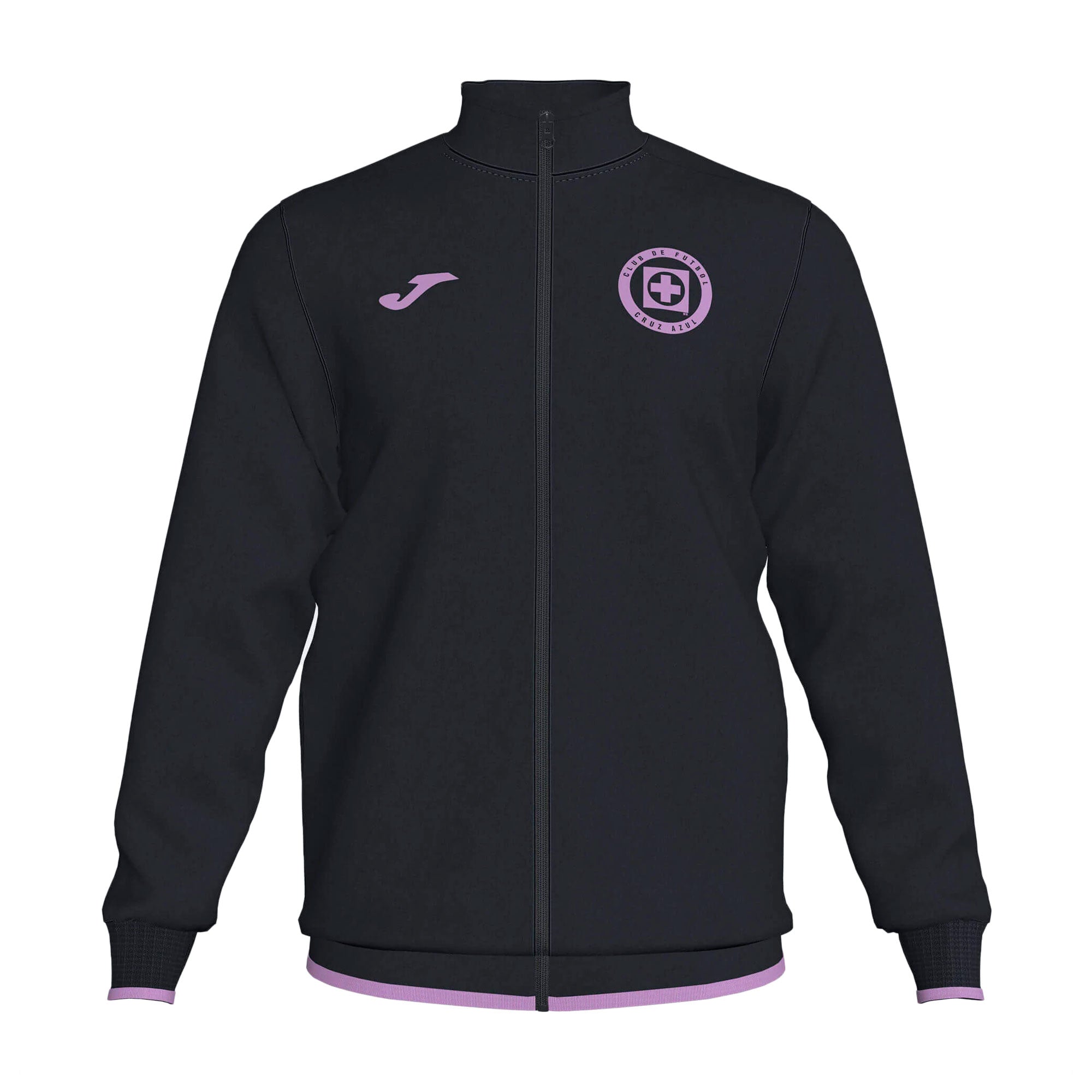 Joma Men's Cruz Azul Training Full Zip Up Jacket Black/Purple