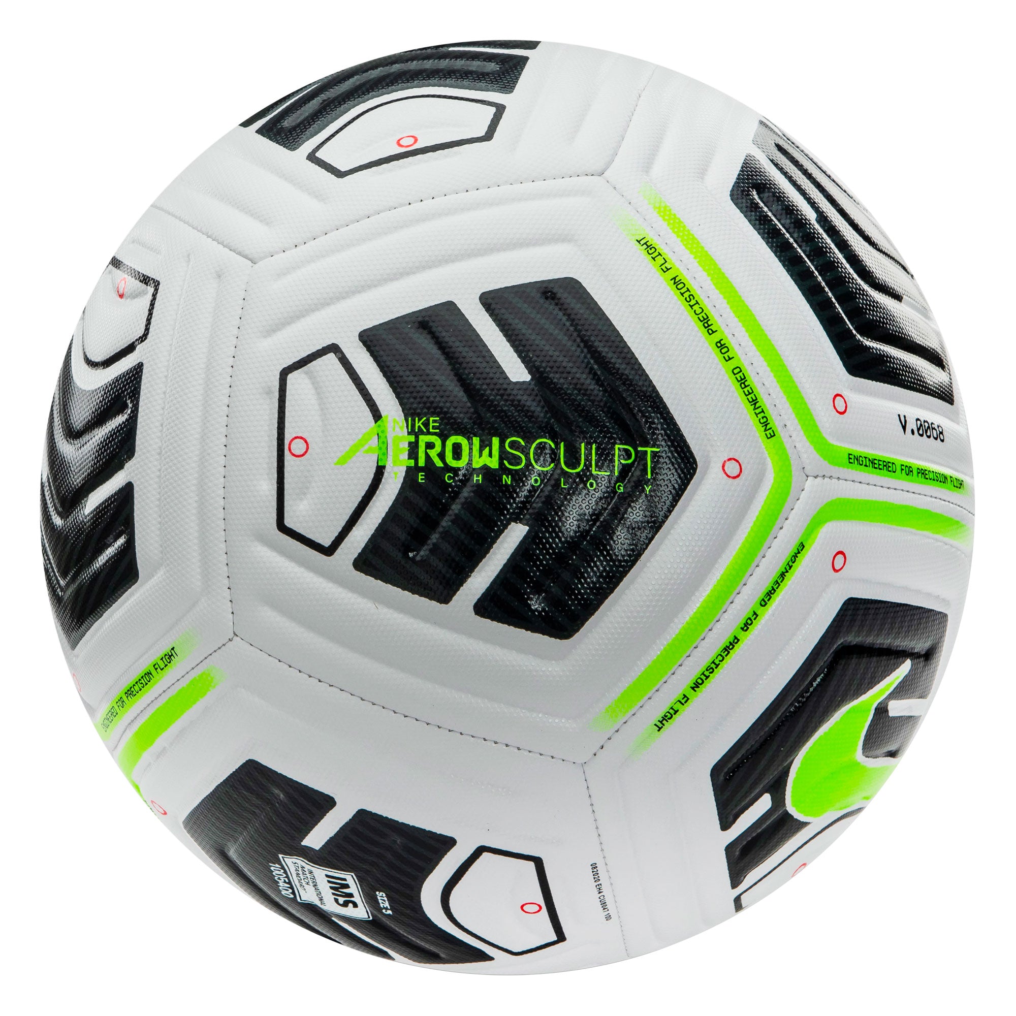 Nike Academy Team Ball White/Black/Volt - Image 2