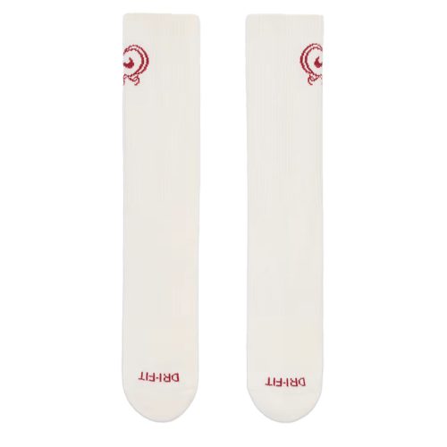 Nike Everyday Cushioned Crew Socks (1 Pair) Sail/TeamCrimson