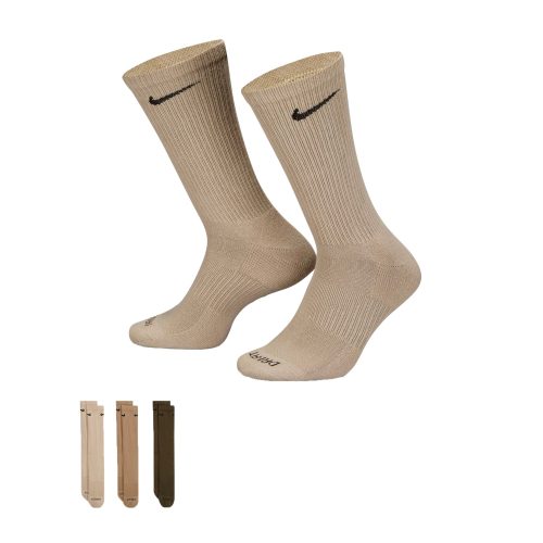 Nike Everyday Plus Cushioned Training Crew (3 Pair) Socks Multi Color