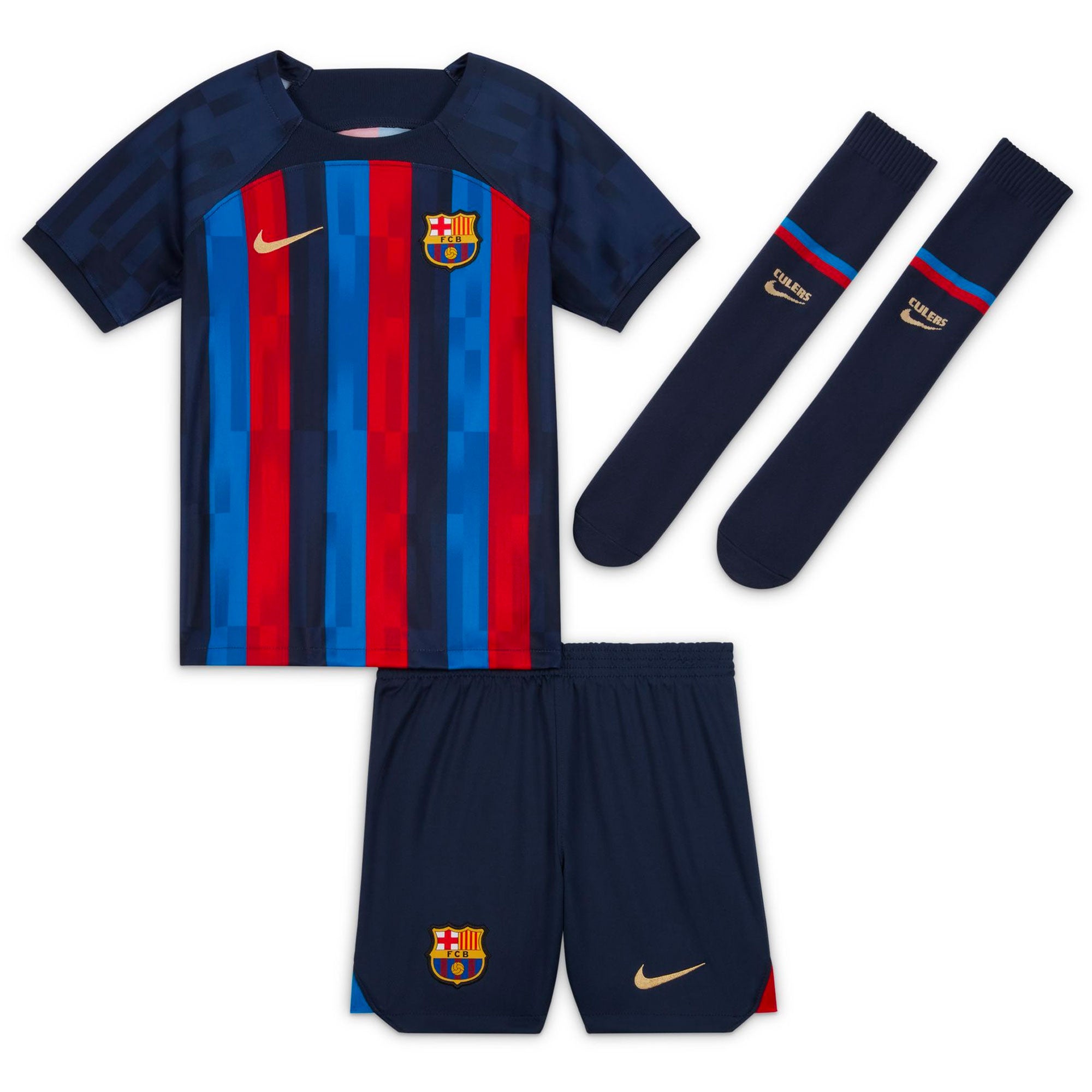 Nike FC Barcelona 2022/23 Home Minikit Obsidian/Seasame