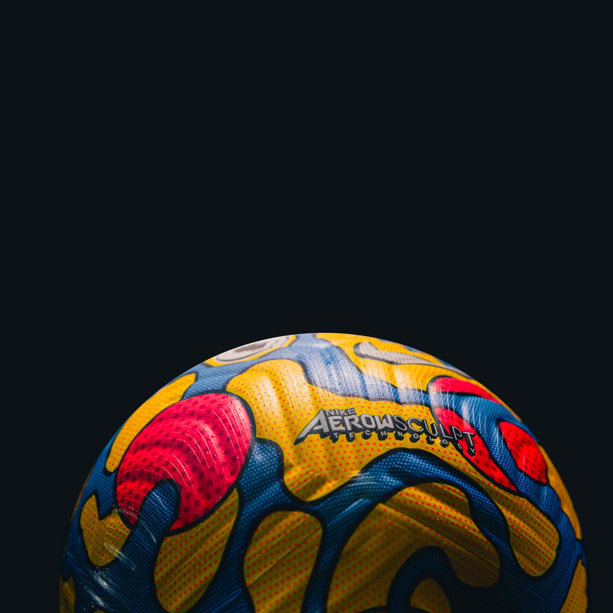 Nike Premier League 2021/22 Flight Official Match Ball Yellow/Crimson - Image 5
