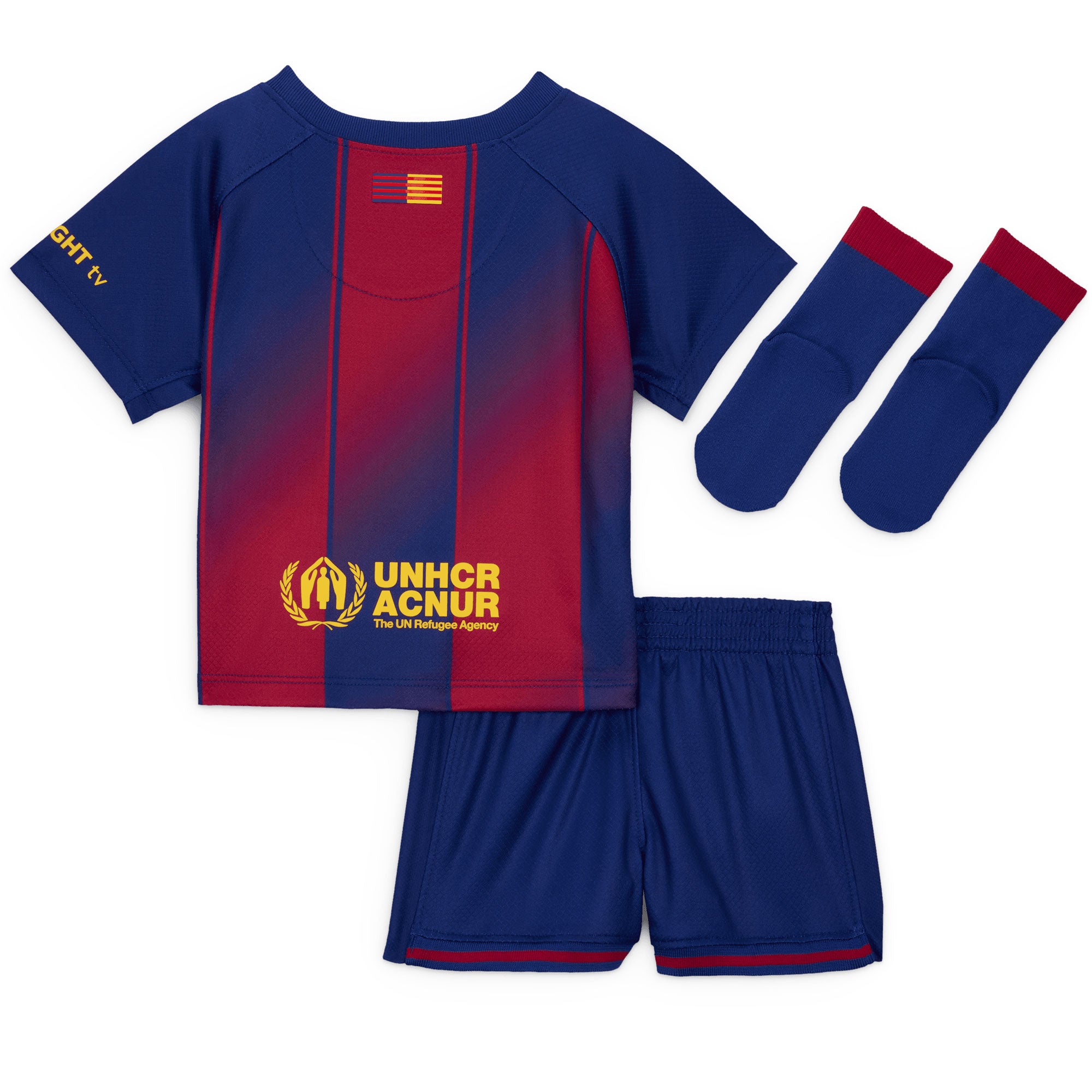 Nike Infant FC Barcelona 2025/26 Home Minikit Royal Blue/Red - Image 2