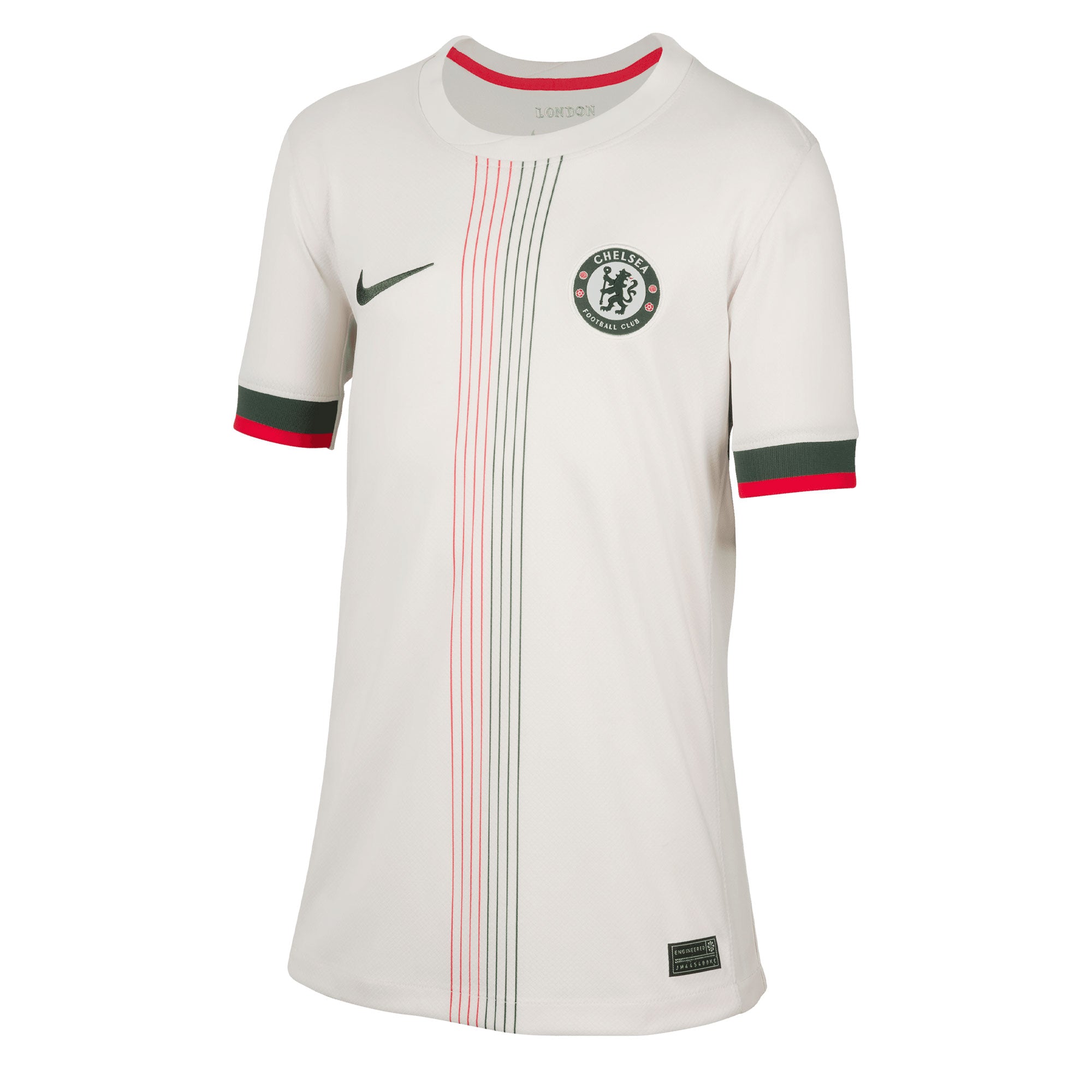 Nike Kids Chelsea 2025/26 Away Jersey Jade/Red