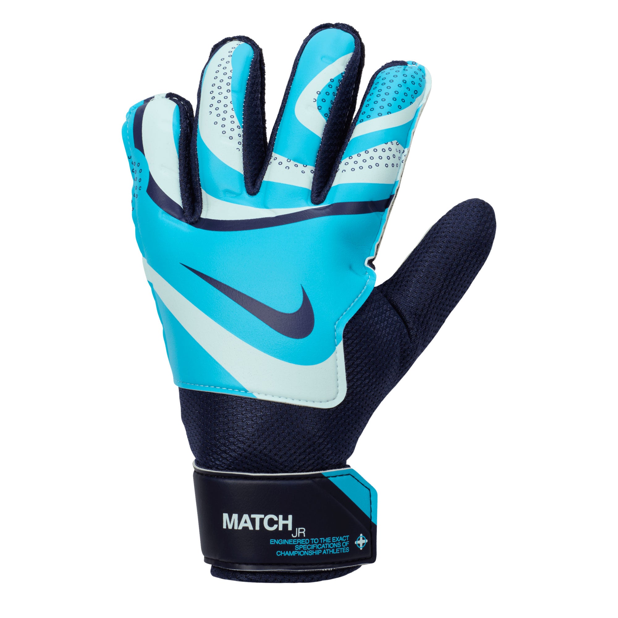 Nike Kids Match Goalkeeper Gloves Glacier Blue/Blackened Blue - Image 2
