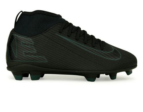Nike Kids Zoom Mercurial Superfly 10 Club FG/MG Black/Deep Jungle