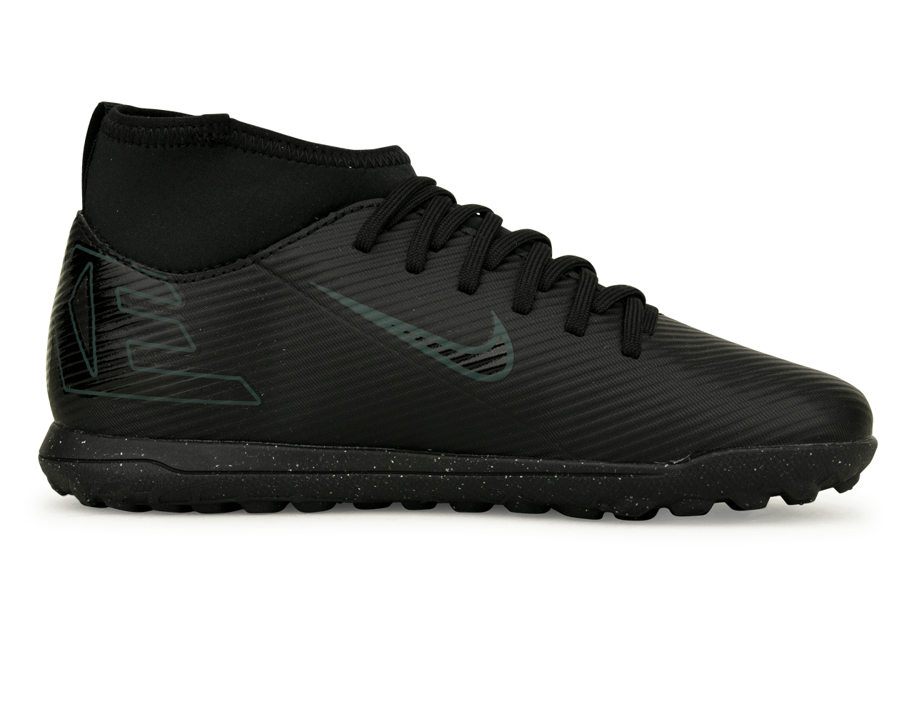 Nike Kids Zoom Mercurial Superfly 10 Club TF Black/Deep Jungle - Image 2