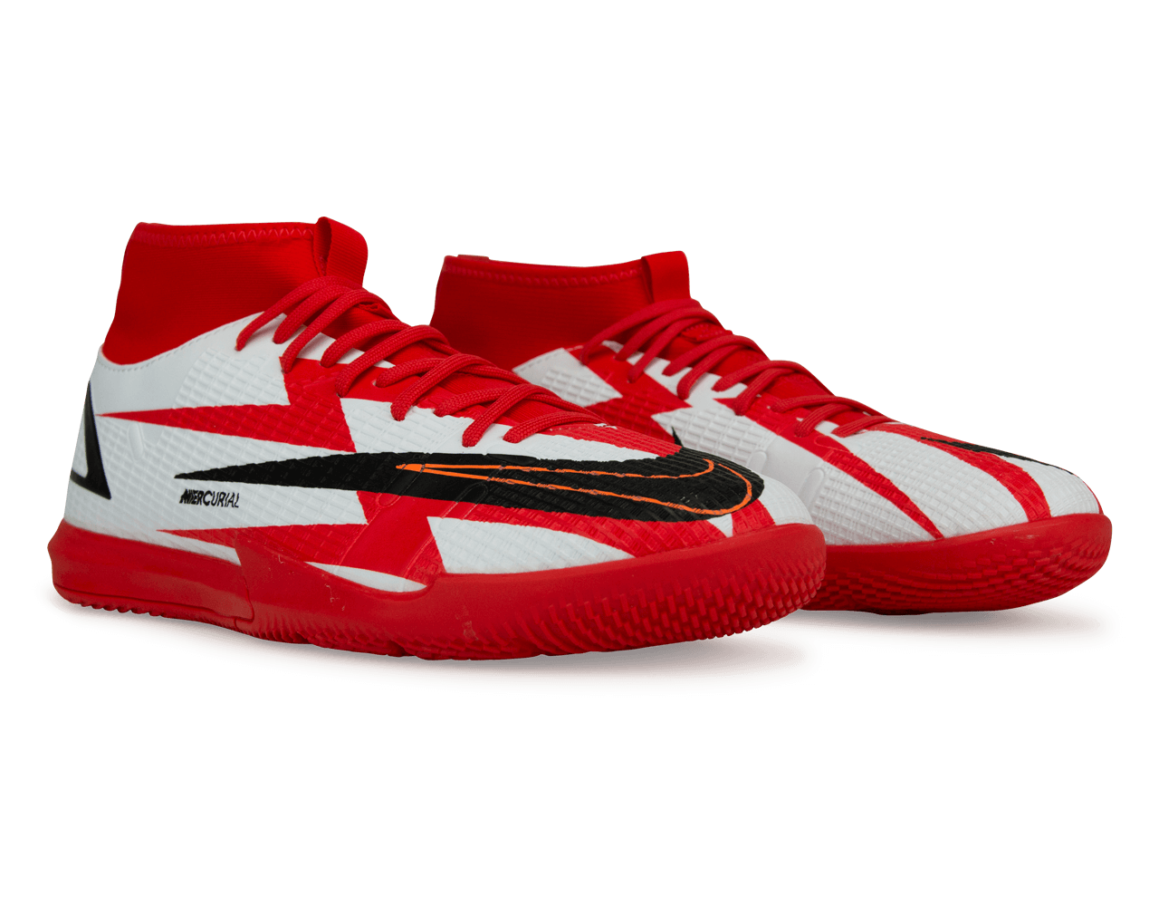 Nike Kids Mercurial Superfly 8 Academy CR7 IC Chile Red/White - Image 3