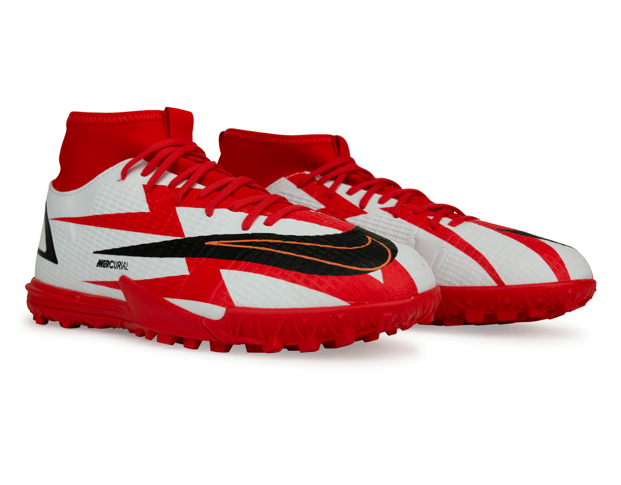 Nike Kids Mercurial Superfly 8 Academy CR7 TF Chile Red/White - Image 5