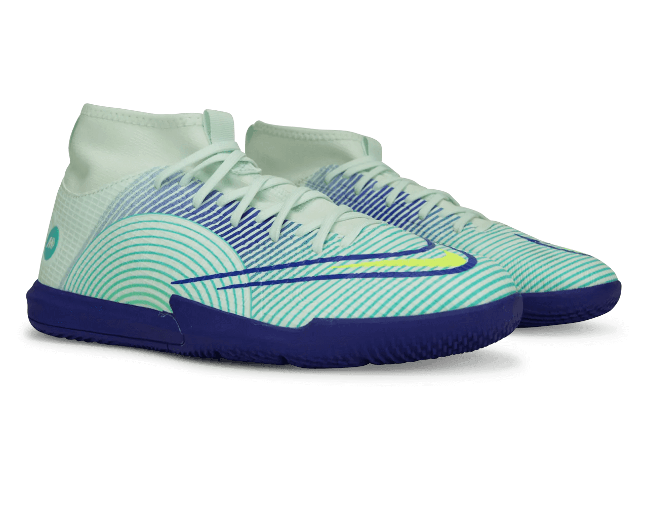 Nike Kids Mercurial Superfly 8 Academy MDS IC Green/Purple - Image 3