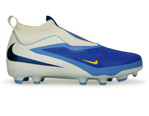 Nike Kids Phantom 6 High Academy FG LV8 Racer Blue/Dark Obsidian