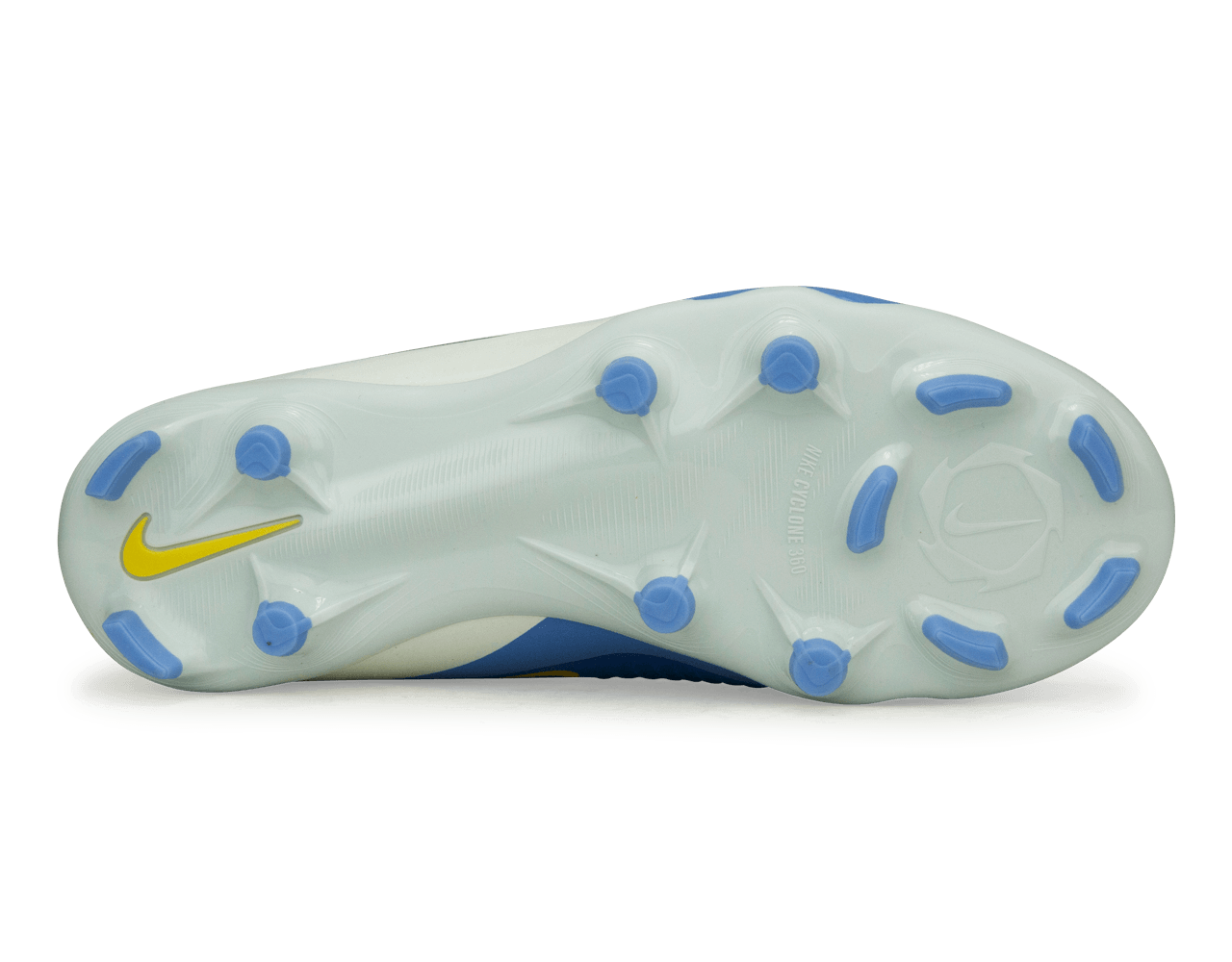 Nike Kids Phantom 6 High Academy FG LV8 Racer Blue/Dark Obsidian - Image 3