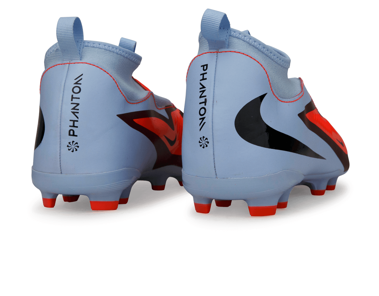 Nike Kids Phantom 6 High Academy FG/MG Royal Tint/Bright Crimson - Image 4