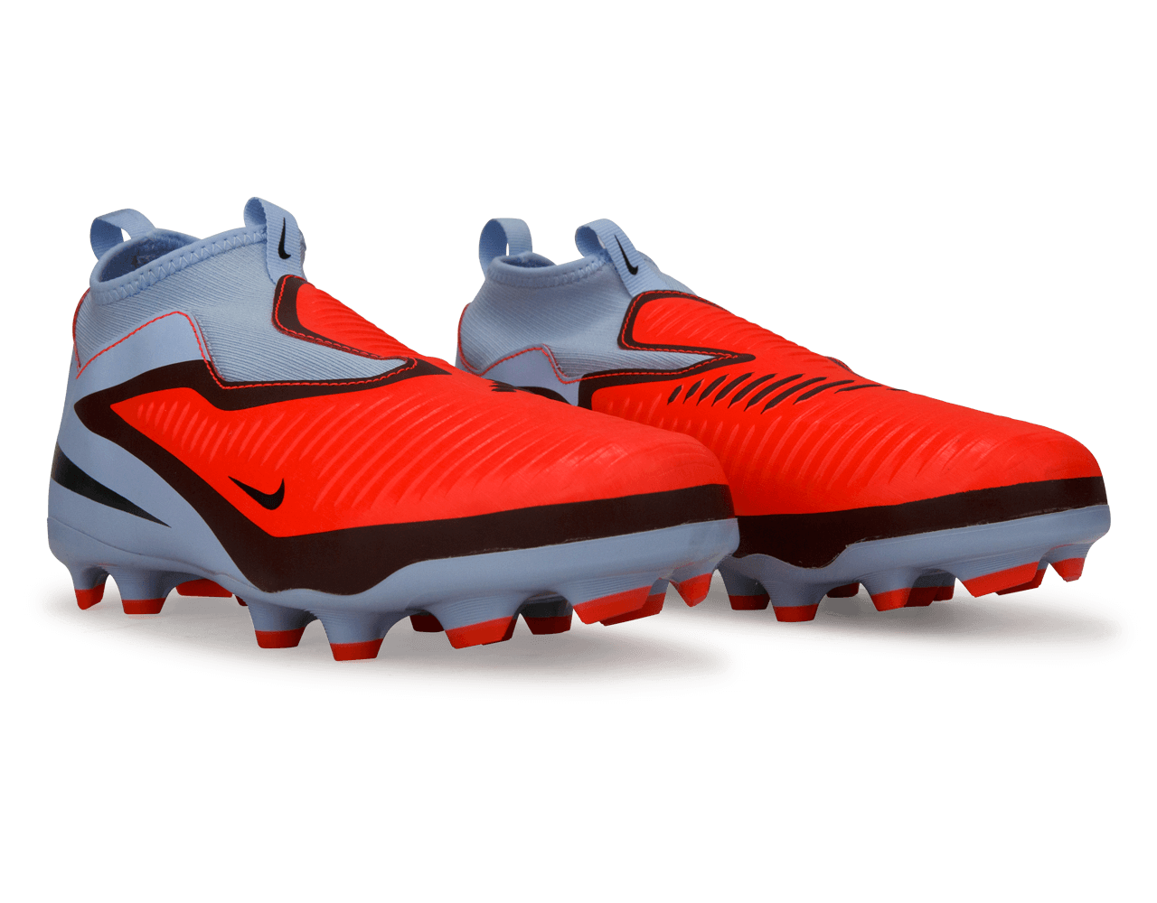 Nike Kids Phantom 6 High Academy FG/MG Royal Tint/Bright Crimson - Image 3