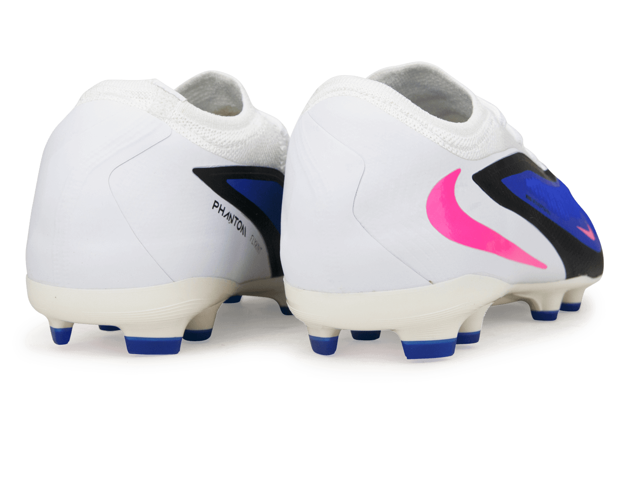 Nike Kids Phantom 6 Low Pro FG/MG Racer Blue/Pink Blast - Image 4