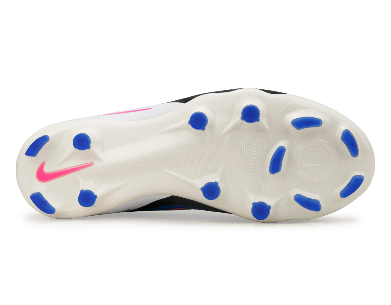 Nike Kids Phantom 6 Low Pro FG/MG Racer Blue/Pink Blast - Image 5