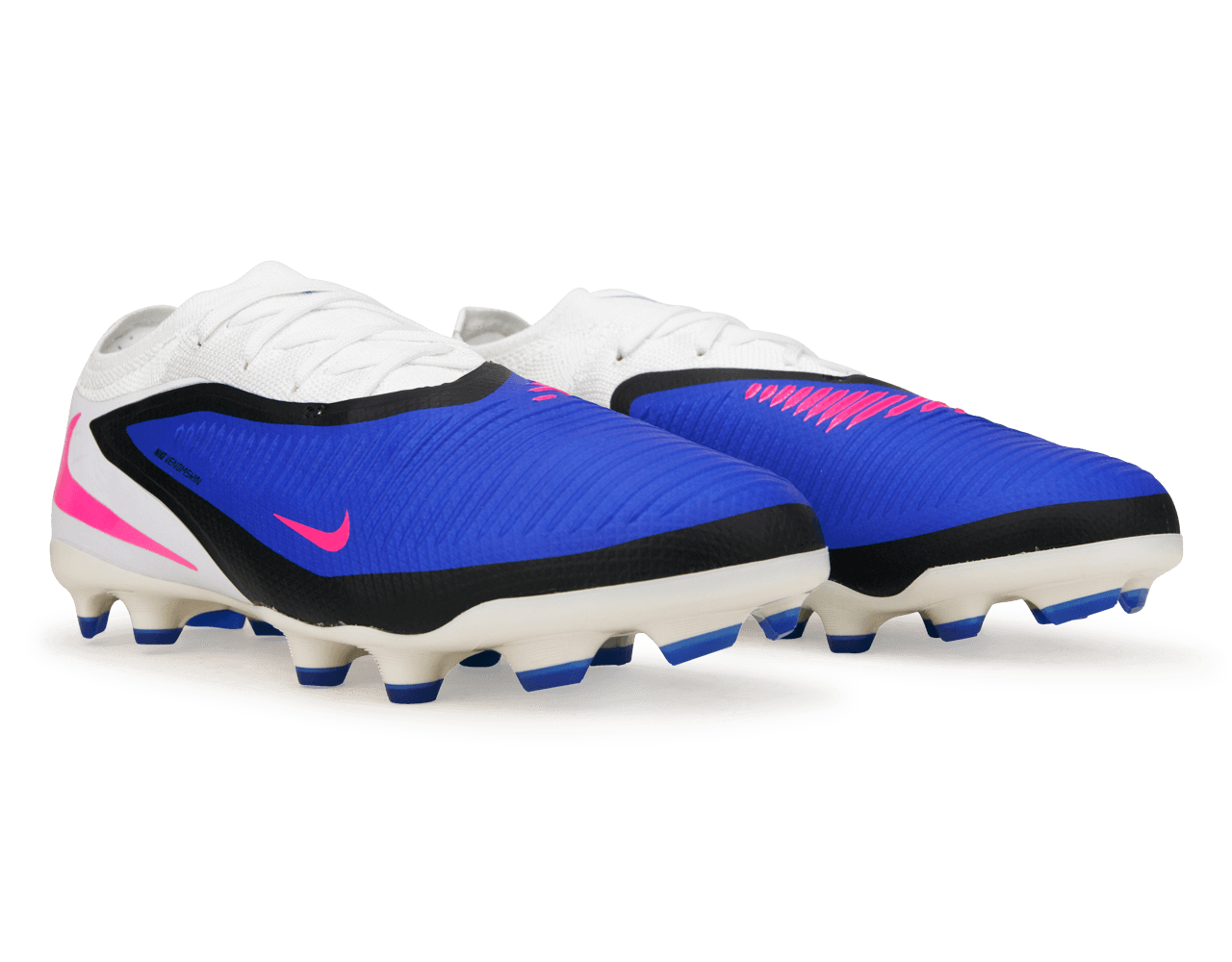 Nike Kids Phantom 6 Low Pro FG/MG Racer Blue/Pink Blast - Image 3