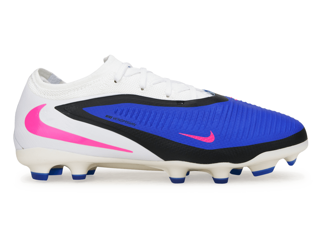 Nike Kids Phantom 6 Low Pro FG/MG Racer Blue/Pink Blast