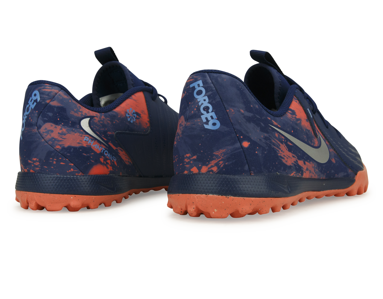 Nike Kids Erling Haaland Phantom GX II Academy II TF Blue Void/Chrome - Image 3