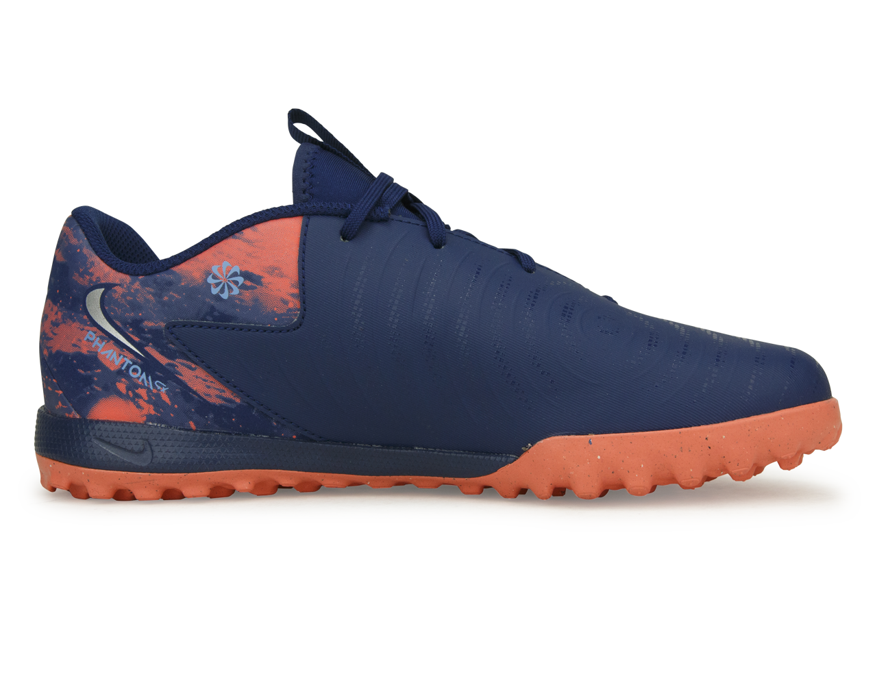 Nike Kids Erling Haaland Phantom GX II Academy II TF Blue Void/Chrome - Image 2