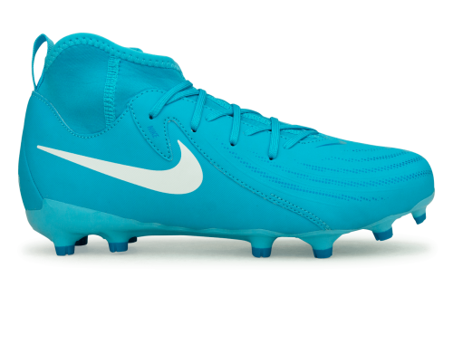 Nike Kids Phantom Luna II Academy FG/MG Blue Fury/White