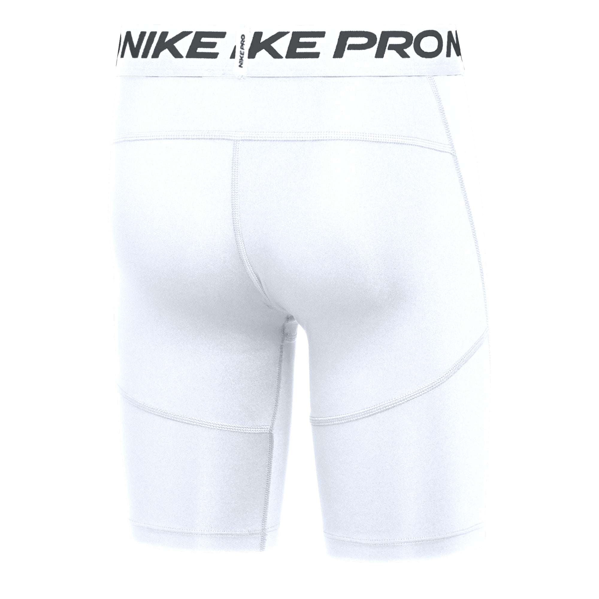 Nike Kids Pro Tight Shorts White - Image 2