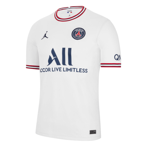 Nike Kids PSG 2022/23 Fourth Jersey White/Navy