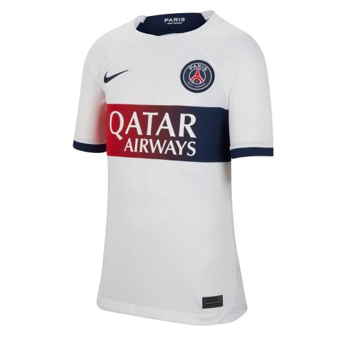 Nike Kids PSG 2023/24 Away Jersey White