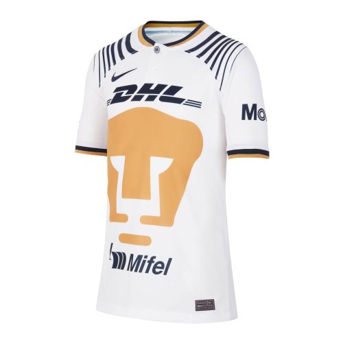 Nike Kids Pumas UNAM 2022/23 Home Jersey White/Gold