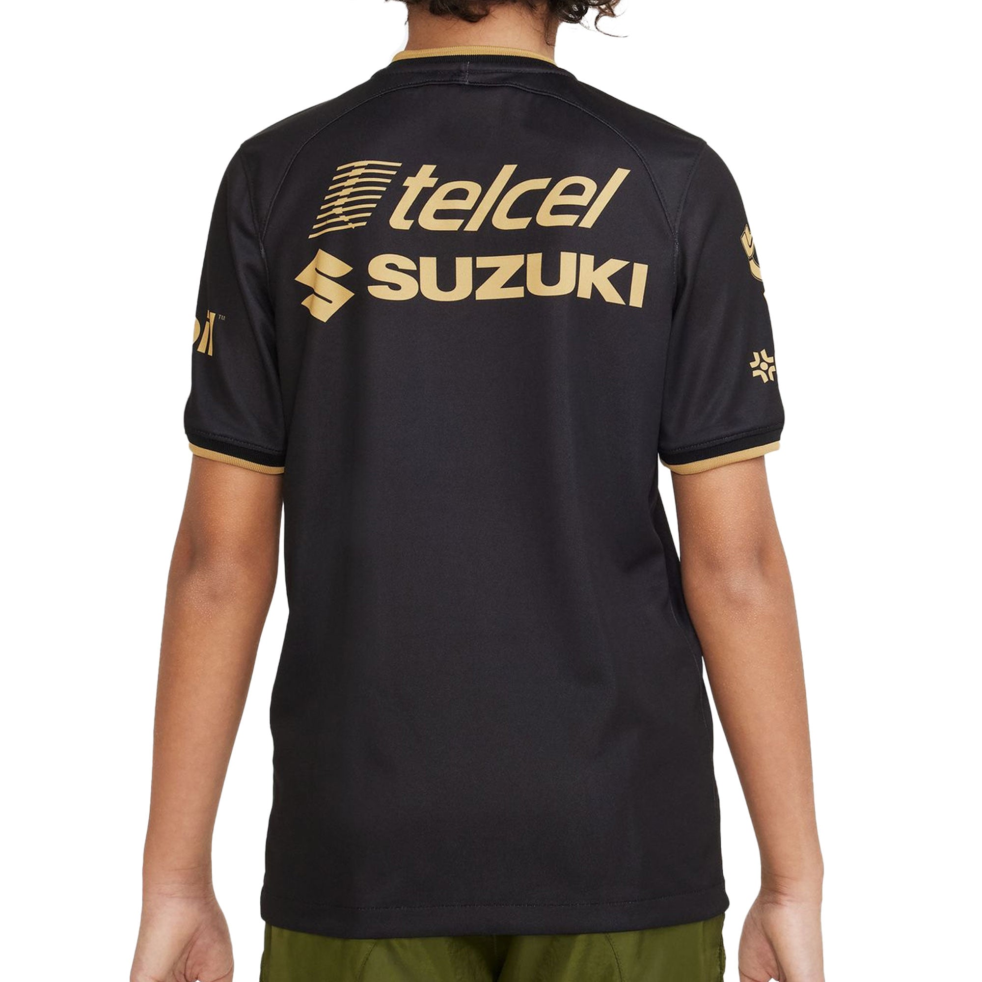 Nike Kids Pumas UNAM 2022/23 Third Jersey Black/Gold - Image 2