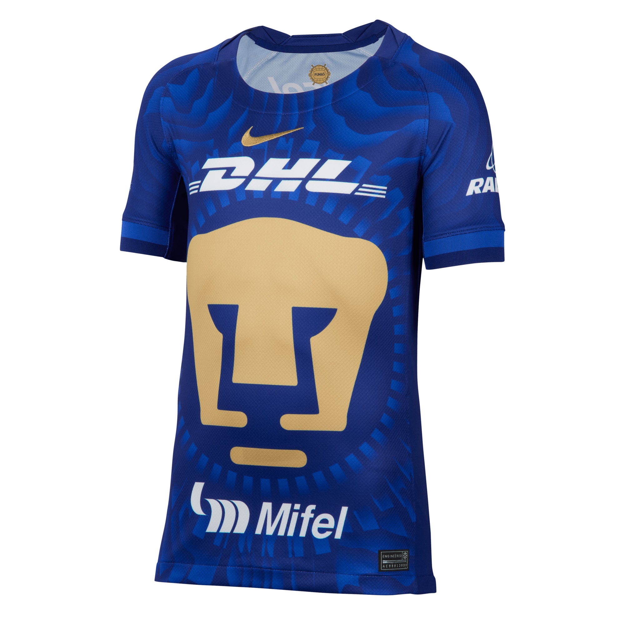 Nike Kids Pumas UNAM 2025/26 Away Jersey Royal/White/Gold