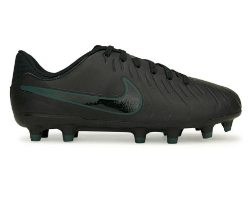 Nike Kids Tiempo Legend 10 Academy FG Black/Deep Jungle