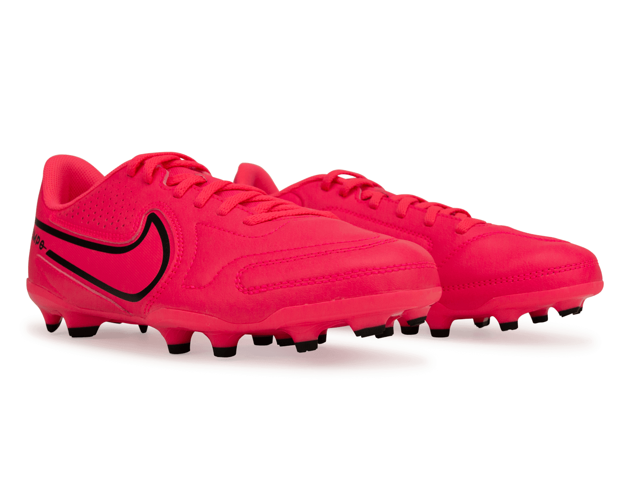 Nike Kids Tiempo Legend 9 Club FG/MG Pink/Black - Image 3