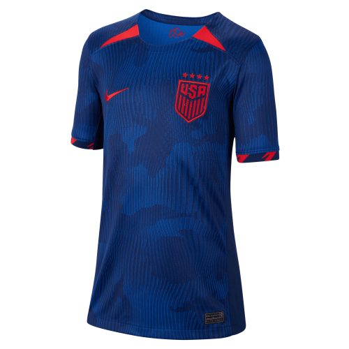 Nike Kids USA 2023/24 4-Star Away Jersey Blue/Red