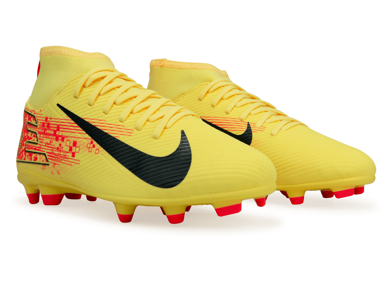 Nike Kids Zoom Mercurial Superfly 10 Club KM FG/MG Laser Orange/Armory Navy - Image 3