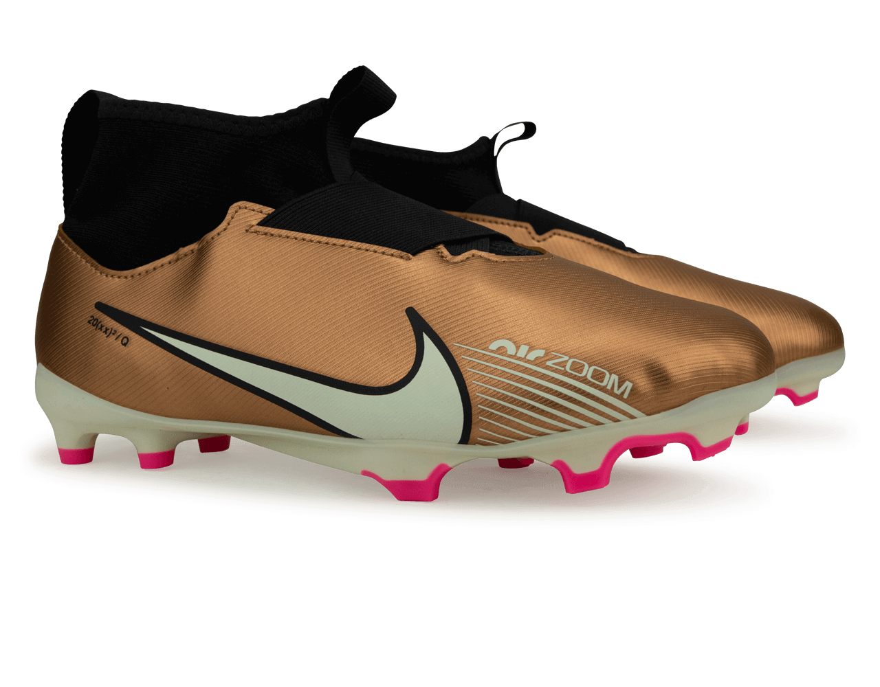 Nike Kids Zoom Mercurial Superfly 9 Academy FG/MG Metallic Copper - Image 3