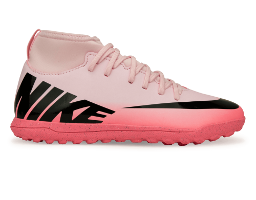 Nike Kids Mercurial Superfly 9 Club TF Pink Foam/Black