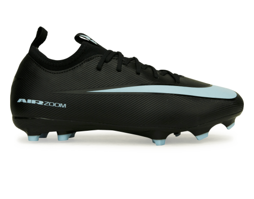Nike Kids Zoom Mercurial Vapor 16 Academy FG/MG Black/Ice Blue