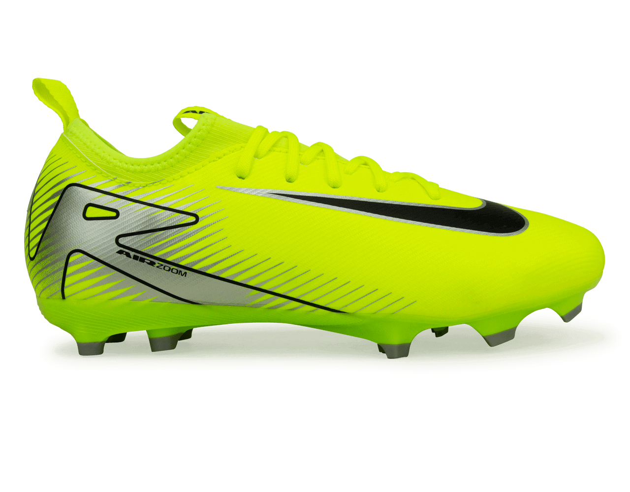 Nike Kids Zoom Mercurial Vapor 16 Academy FG/MG Volt/Black - Image 2