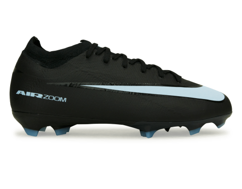 Nike Kids Zoom Mercurial Vapor 16 Pro FG Black/Ice Blue