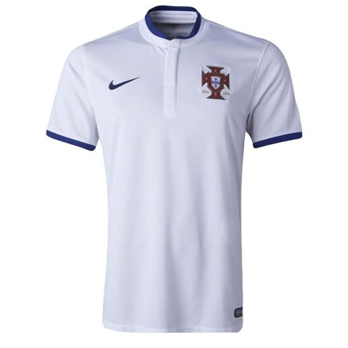 Nike Mens 2014/15 Portugal Away Jersey White/Deep Royal Blue