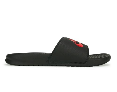 Nike Men's Benassi JDI Sandal Black/Challenge Red