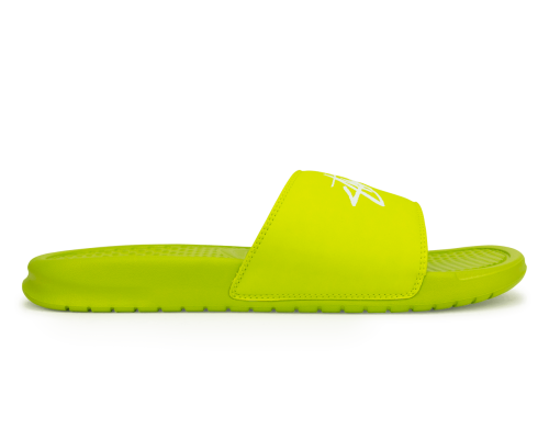 Nike Men's Benassi Stussy Sandal Green/White